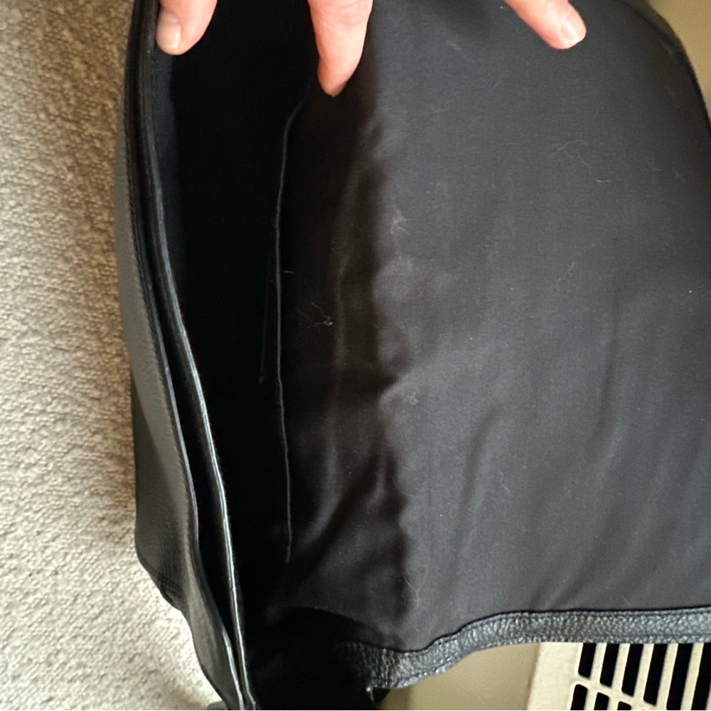 Coach Black Embossed Leather Crossbody Bag - Picture 4 of 9